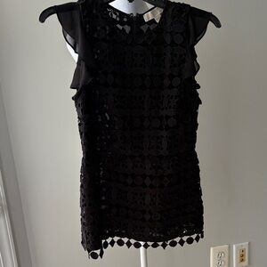 Elegant Black Lace Top Michael by Michael Kors size 4